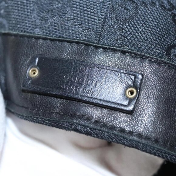 GUCCI GG Canvas Hunting Cap Hat S Black Auth yk16802V - Picture 7 of 14